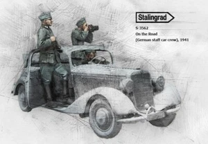 Stalingrad SL-3562 1/35 German Staff Car Crew - Foto 1 di 4