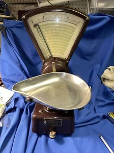 Vintage 1950’s Swift 2lb Capacity Heavy Duty Candy Store Scale Model Works !! - Picture 1 of 12