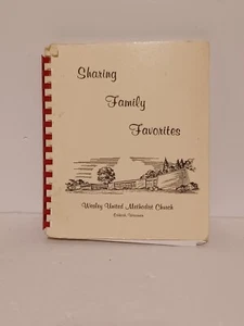 Vintage Sharing Family Favorites Wesley United Methodist Kirche Spiralkochbuch - Bild 1 von 8