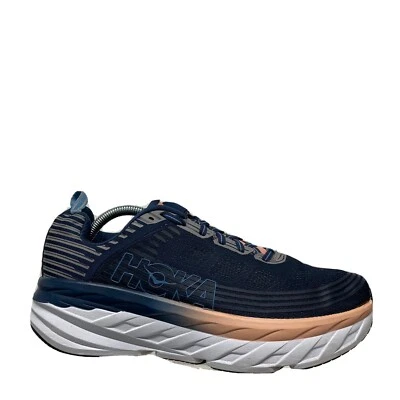 Hoka One One Bondi 6 Athletic Sneakers Road Running Shoes Women Sz 11 Wide VGUC - Image 1 of 4