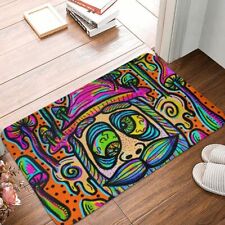 Trippy Gnome Doormat Rug carpet Mat Polyester Non-slip Absorbent Mat Floor Mat
