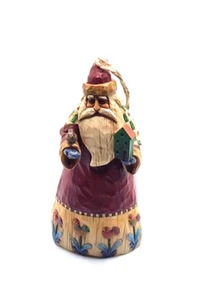 Figura Jim Shore Santa Birdhouse 105528 2002 10,5" Enesco Heartwood Creek - Imagen 1 de 10