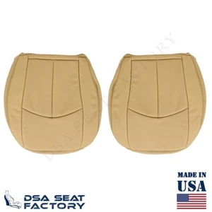 2002-2009 Mercedes-Benz E-Class Driver & Passenger Bottoms (W211)-LEATHER BEIGE - Picture 1 of 10