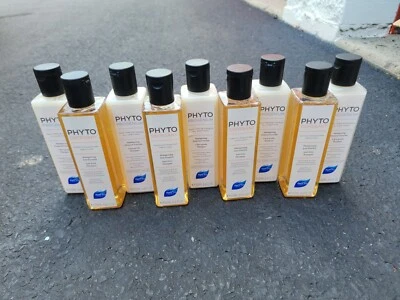 LOT 9 PHYTO DEFRISANT & PROGENIUM AntiFrizz Shampoo French salon pro hair 8.45oz - Image 1 of 4