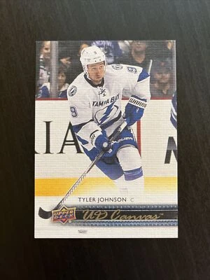 2014-15 Upper Deck UD Canvas #C196 Tyler Johnson Tampa Bay Lightning Blackhawks - Image 1 of 2