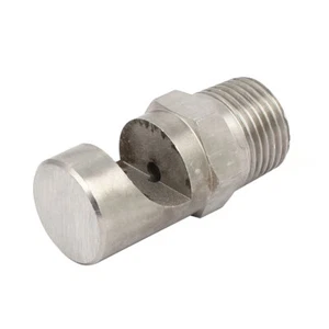 1/2BSP 304 Stainless Steel Wide Angle Flood Jet Flat Fan Spray Tip Nozzle - Picture 1 of 4
