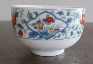 Small Colorful Floral Ceramic Decorative Nut Candy Bowl Width 3.5" Height 2.2" - Imagen 1 de 10