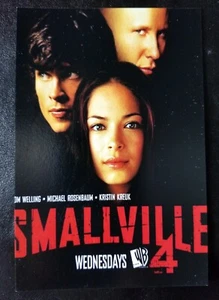 SMALLVILLE Cartolina Stampa Promozionale Mini Poster Superman Tom Welling Super Raro - F - Foto 1 di 2