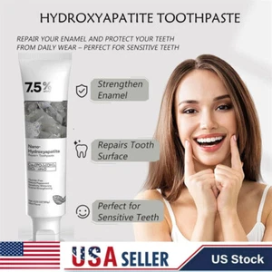 7.5% Hap Nano-Hydroxyapatite Toothpaste Remove Deep Clean For Sensitive Teeth - Picture 1 of 19