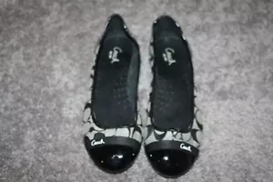 COACH Cecile Monogram Signature Womens Ballet Flats Size 9B - Picture 1 of 6