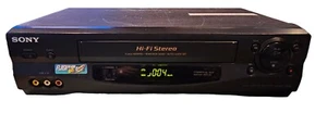 Sony VCR SLV-N55 4-Head Hi-Fi Stereo Recorder VHS Player Tested - Picture 1 of 2