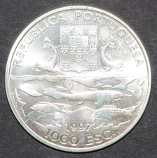  Portugal 1997 1000 Escudos Expedições Oceanográficas