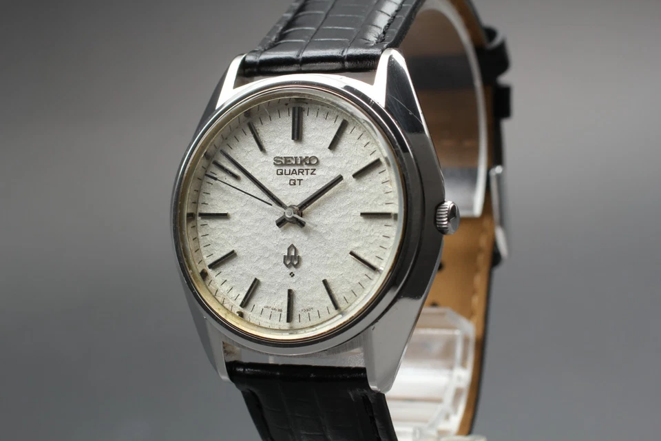 Rare [Exc+5] New Battery Seiko QT 38-7030 Snowflake JDM Quartz Watch From Japan - Image 1 of 4