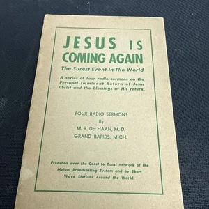 De Hann,M.D.  Jesus kommt wieder 4 Radio Predigten Grand Rapids Relgious - Bild 1 von 2