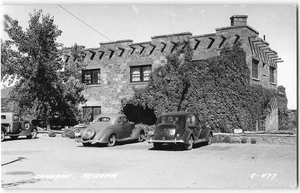 RPPC CAMERON, ARIZONA 1950 Cook Photo KLO-A-CHEE-KIN HOTEL Vintage Postcard - Picture 1 of 2