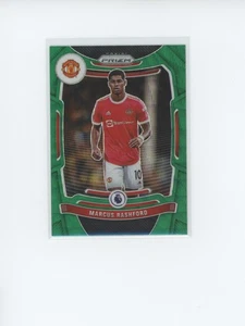 2021-22 Panini Prizm EPL Premier League Marcus Rashford #282 Green Wave Prizm - Picture 1 of 2