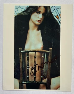 Vintage Rare Demi Moore Actress Autograph 8x10 Photo With COA - Picture 1 of 2