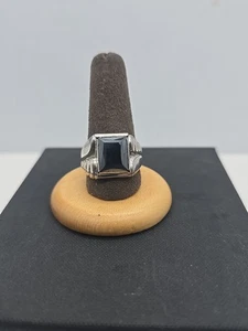 Vintage C & C Sterlingsilber und Hämatit Ring Größe 10 - Bild 1 von 7