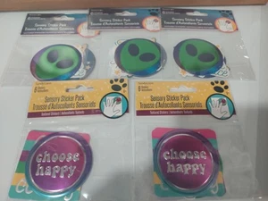 Lot Of 5SandyLion Sensory Sticker Space or Empowerment Textured YOU Choose! M901 - Picture 1 of 3