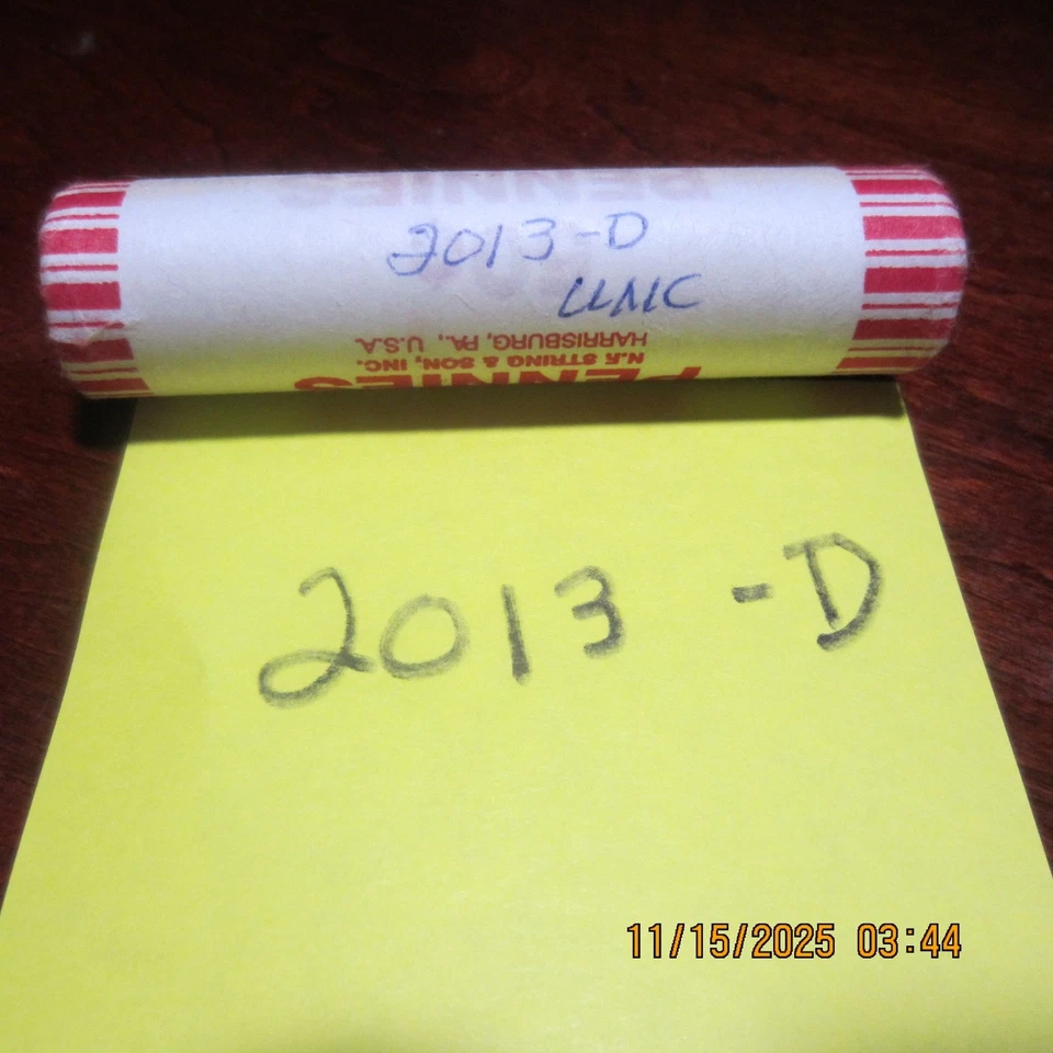 2013 D LINCOLN CENT ROLL UNC. - Image 1 of 1