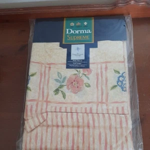 DORMA VINTAGE COUNTRY DIARY COLLECTION ROSE TRELLIS FLAT SHEET KING SIZE 1994 - Picture 1 of 2