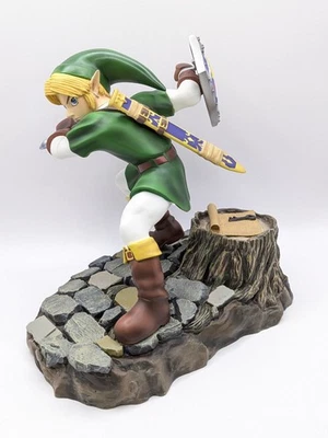 Primeiros 4 bonecos Zelda Ocarina Of Time link adulto verde estátua F4F **Danificado**  - Imagem 1 de 4