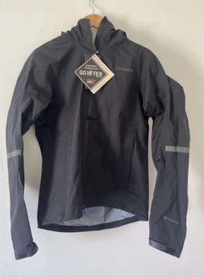 Chaqueta con Capucha Gorewear Lupra GTX HD GoreTex Para Hombre Grande Negra - NUEVA con defecto Foto 1 de 4