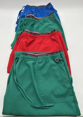 Women’s Heart Soul Scrub Work Wear Scrub Pants Nurse Lot Of 4 Bundle Size 3XL - Image 1 of 4