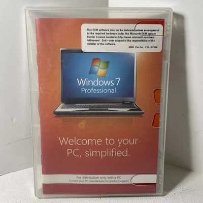 Microsoft Windows 7 Professional 32-bit SP1 Full English Install DVD Complete - Image 1 of 4