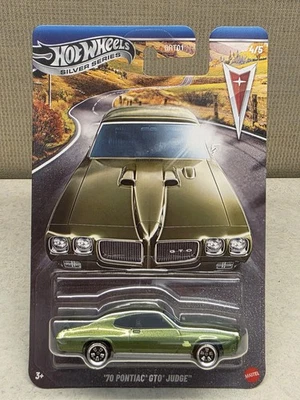 Pontiac GTO 2026 Hot Wheels Silver Series 70 Judge exclusivo de Walmart   Foto 1 de 4