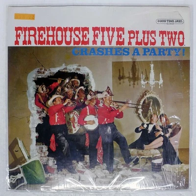 FIREHOUSE FIVE PLUS TWO CRASHES A PARTY GOOD TIME JAZZ S10038 US VINYL LP - Image 1 of 2