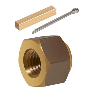 Kit de tuercas de hélices 5008 latón 1" y 1-1/8" para esquí intraborda, surf y wakeboard - Imagen 1 de 12