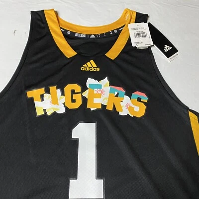 adidas Grambling State Tigers Men’s Large HBCU Basketball #1 Jersey HBE NWT - Image 1 of 4