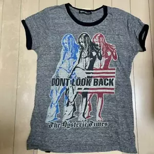 Hysteric Glamour Hysteric Girl Gray T-shirt FREESIZE Women 220425194 - Picture 1 of 4