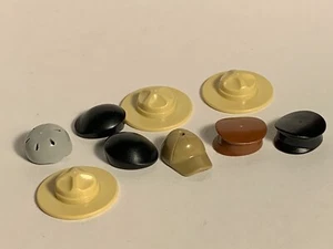 Lego 9 piezas - lote - SOMBRERO / CASCO - SOMBRERO SHERIFF BERRET - POLICÍA ESPECIAL RARO - Imagen 1 de 1