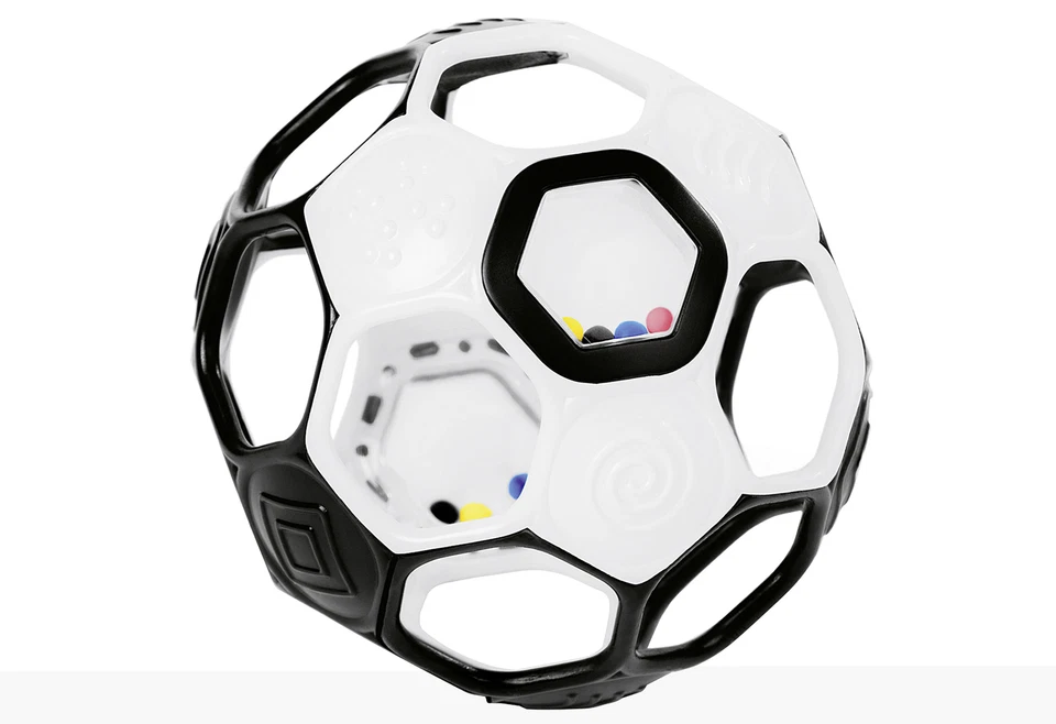 Bright Starts OBALL Fußball | 100% Kunststoff