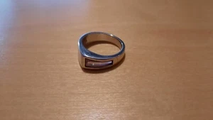 Pierre Lang schlichter Ring Gr. X RH mit Stein in Flieder - Bild 1 von 1