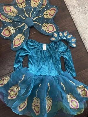 Gymboree Peacock Halloween Costume  with Headpiece Wings Sz L 10-12  2014 - Image 1 of 4
