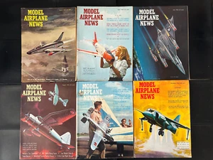 6 verschiedene 1962 Modellflugzeug Nachrichten Zeitschriften alles Flugzeuge L@@K - Bild 1 von 8