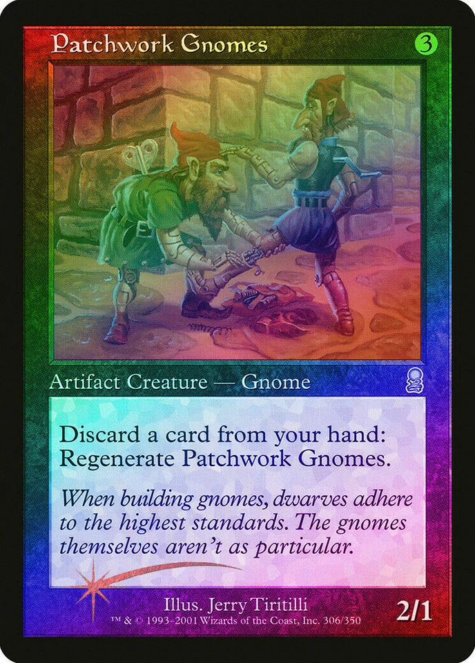 Patchwork Gnomes FOIL Odyssey NM Artifact Uncommon MAGIC MTG - Image 1 of 1
