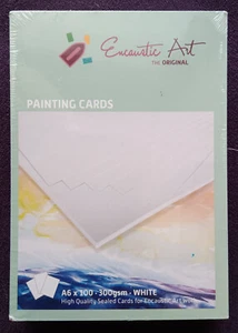 Encaustic Art Painting Cards - Size A6 x 100 - High Quality White Card - Picture 1 of 2