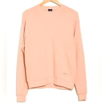 Sudadera PSK Collective de gran tamaño cuello redondo ropa de salón coral claro 3X Foto 1 de 4