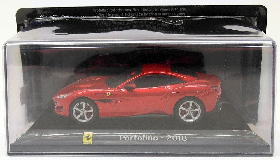Altaya 1/43 Scale AL12319C - 2018 Ferrari Portofino - Metallic Red - Image 1 of 1