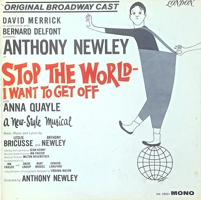 Vinyl Record - 33 RPMs - Stop the World I Want to Get Off - Anthony Newley - Image 1 of 3