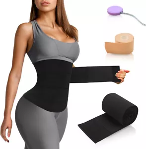 Women Waist Trainer Weight Loss Slim Body Shaper Sauna Yoga Slimmer Sweat Belt - Picture 1 of 6
