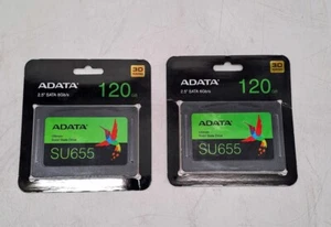 ADATA SU655 120GB 3D NAND 2.5 in SATA III High Speed Read upto 520MB/s - Picture 1 of 3
