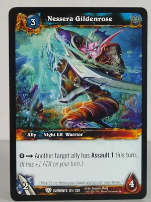 Nessera Gildenrose - War of the Elements - 121/220 - common - World of Warcraft - Image 1 of 4