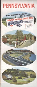 1967 Chevron Road Map: Pennsylvania NOS - Picture 1 of 1