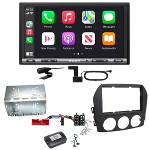 Sony XAV-AX3250 Bluetooth CarPlay Android Auto Einbauset für Mazda MX-5 NC FL - Bild 1 von 1
