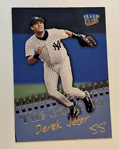 1999 ULTRA THE BOOK ON, BASEBALL, DEREK JETER, #19 OF 20, INSERT, YANKEES, NRMT - Picture 1 of 2